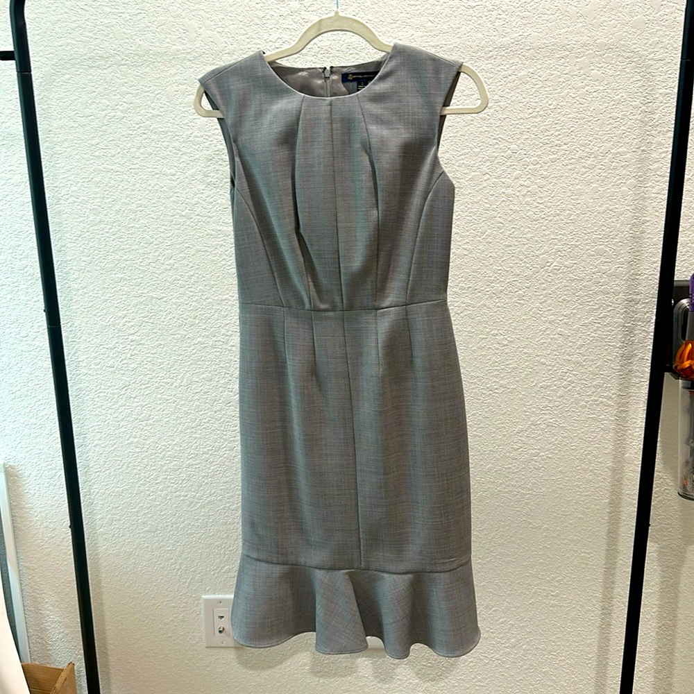 Brooks Brothers Grey Dress Size 2